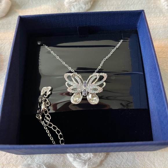 Swarovski Escape Butterfly Necklace - Picture 2 of 5